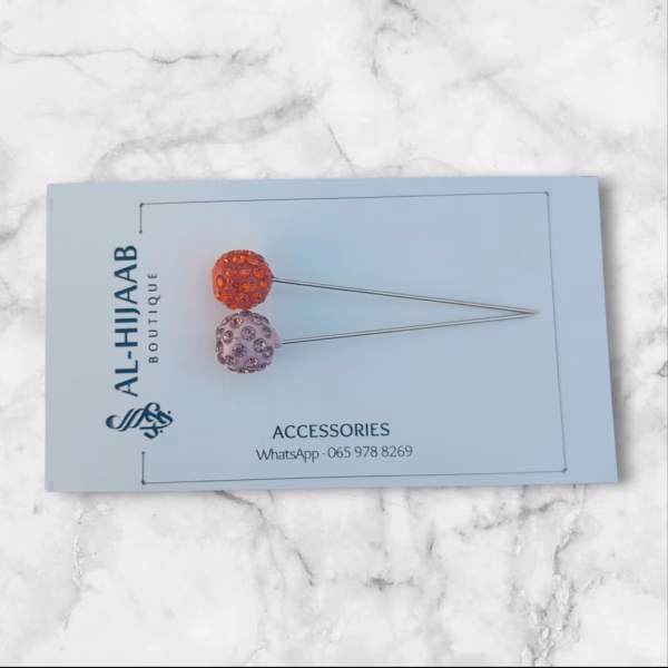 crystal ball pin