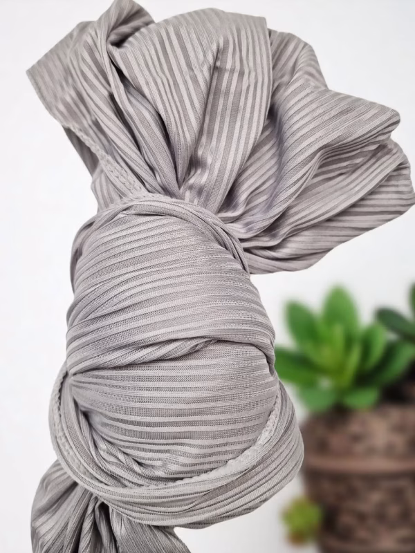 ribbed stretch hijab-closeup